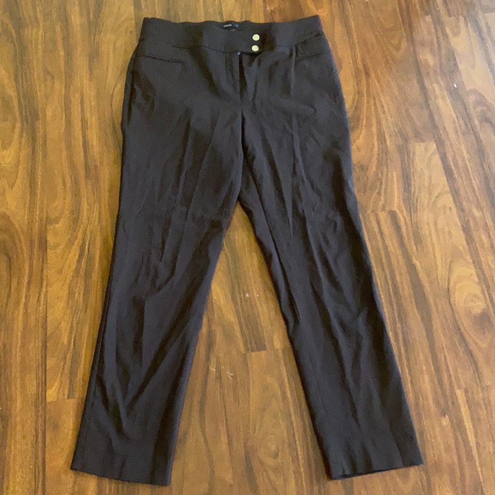 Style & Co Brown Stretch 12P Dress Pants